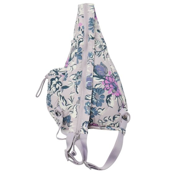 Vera Bradley Featherweight Sling Backpack Travel Fresh-Cut Floral Lavender NWT main image 15